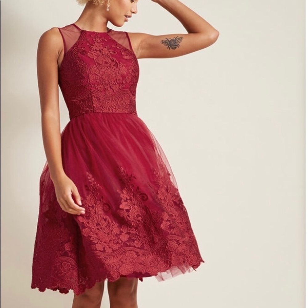 Chi Chi London Radiant Reunion Lace Dress